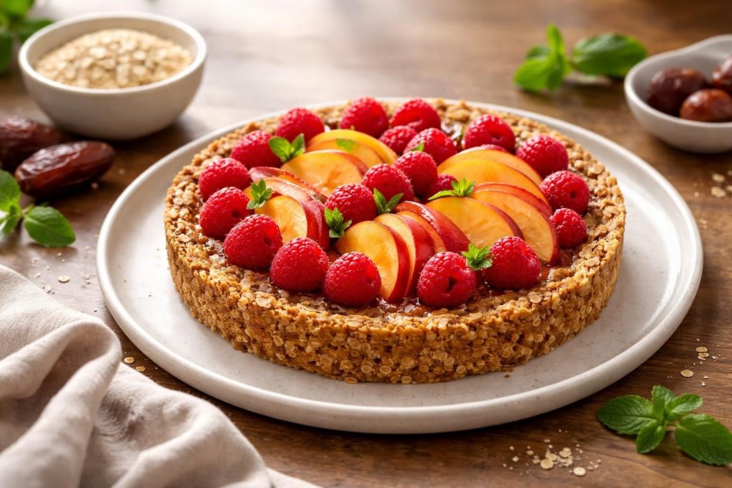 Yulaf ve Frambuaz Dolgulu Meyveli Fit Tart Tarifi: Sağlıklı Lezzetler İçin Alternatif