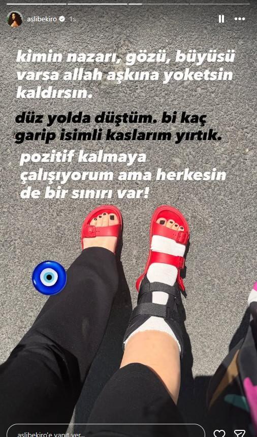 Aslı Bekiroğlu'dan Yeni Bir Zorluk: Miyom Operasyonlarının Ardından Yolda Düşerek Sakatlandı