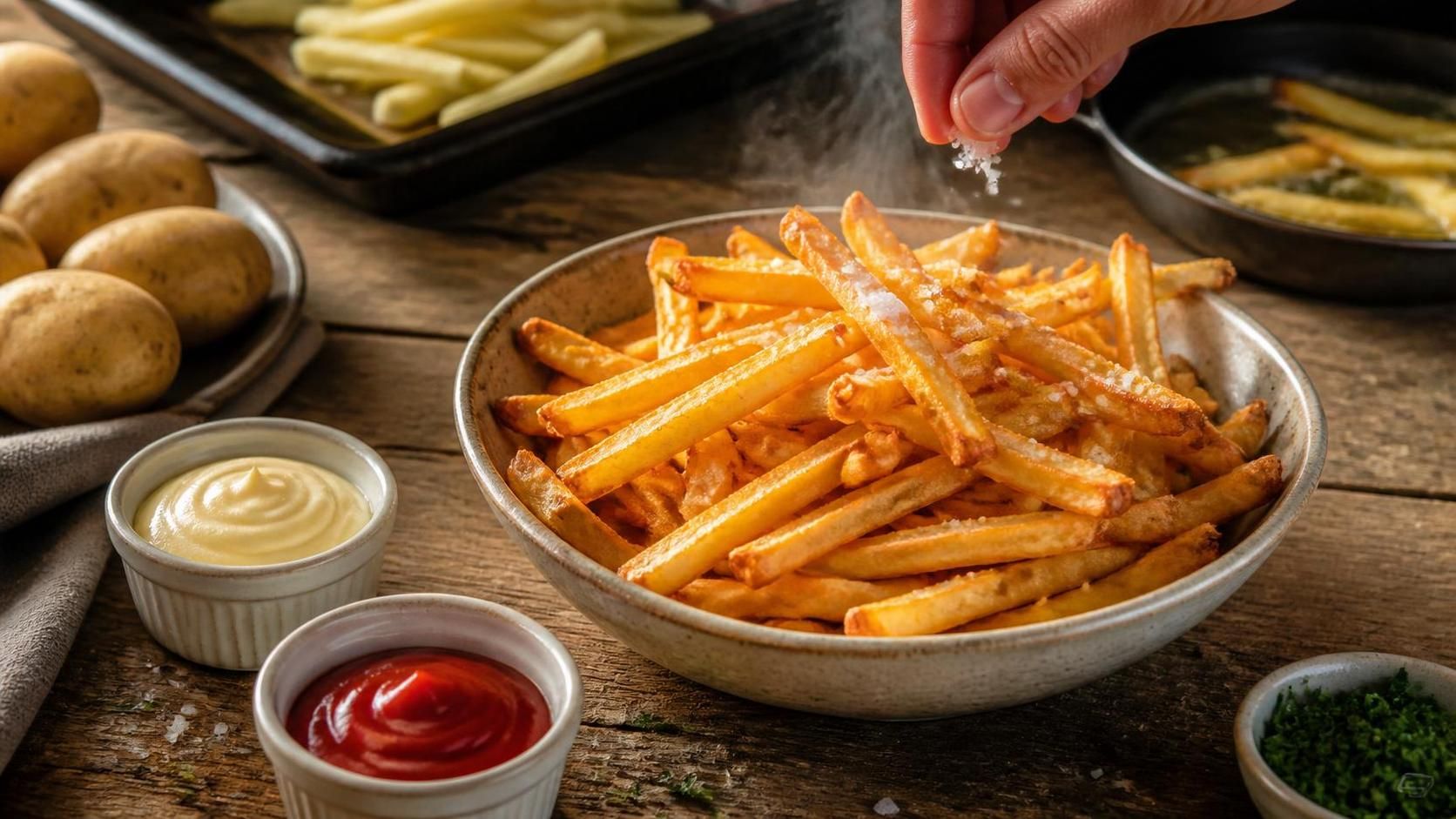 Fast Food Kalitesinde Çıtır Patates Kızartması Nasıl Yapılır? En Pratik ve Lezzetli Yöntemler