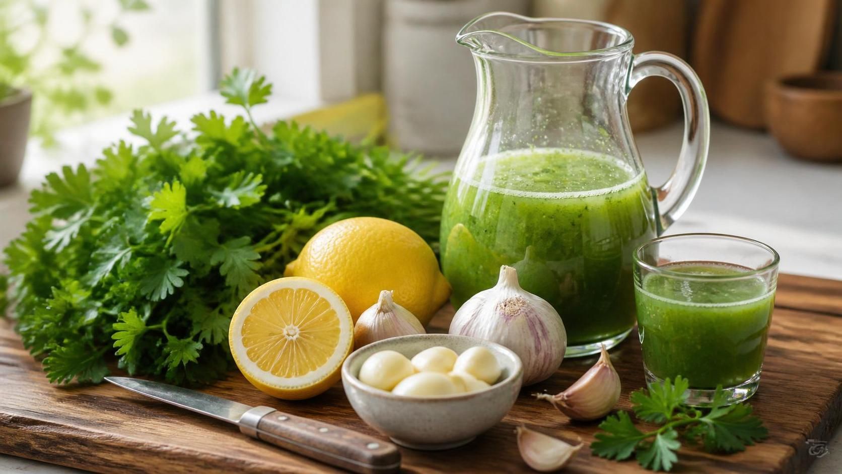 Maydanoz, Limon ve Sarımsak Kombinasyonu ile Doğal Destekleyici Kür Uygulamaları