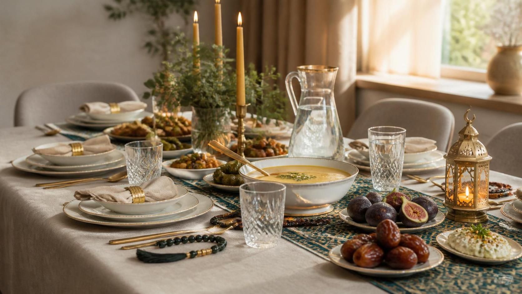 Mübarek Ramazan Ayı İçin Şık İftar Sofrası Dekorasyonu Önerileri