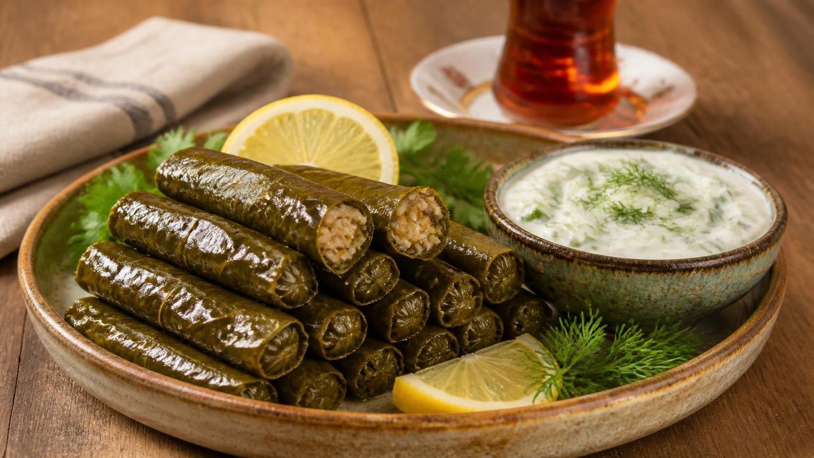 Yaprak Sarma Yanına Ne Gider? Zeytinyağlı ve Etli Yaprak Sarmayı Tamamlayacak En Lezzetli Tarifler